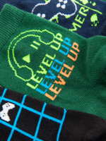 Носки хлопковые для мальчика Next E13-060, 7 шт., Зеленый, Синий, Черный