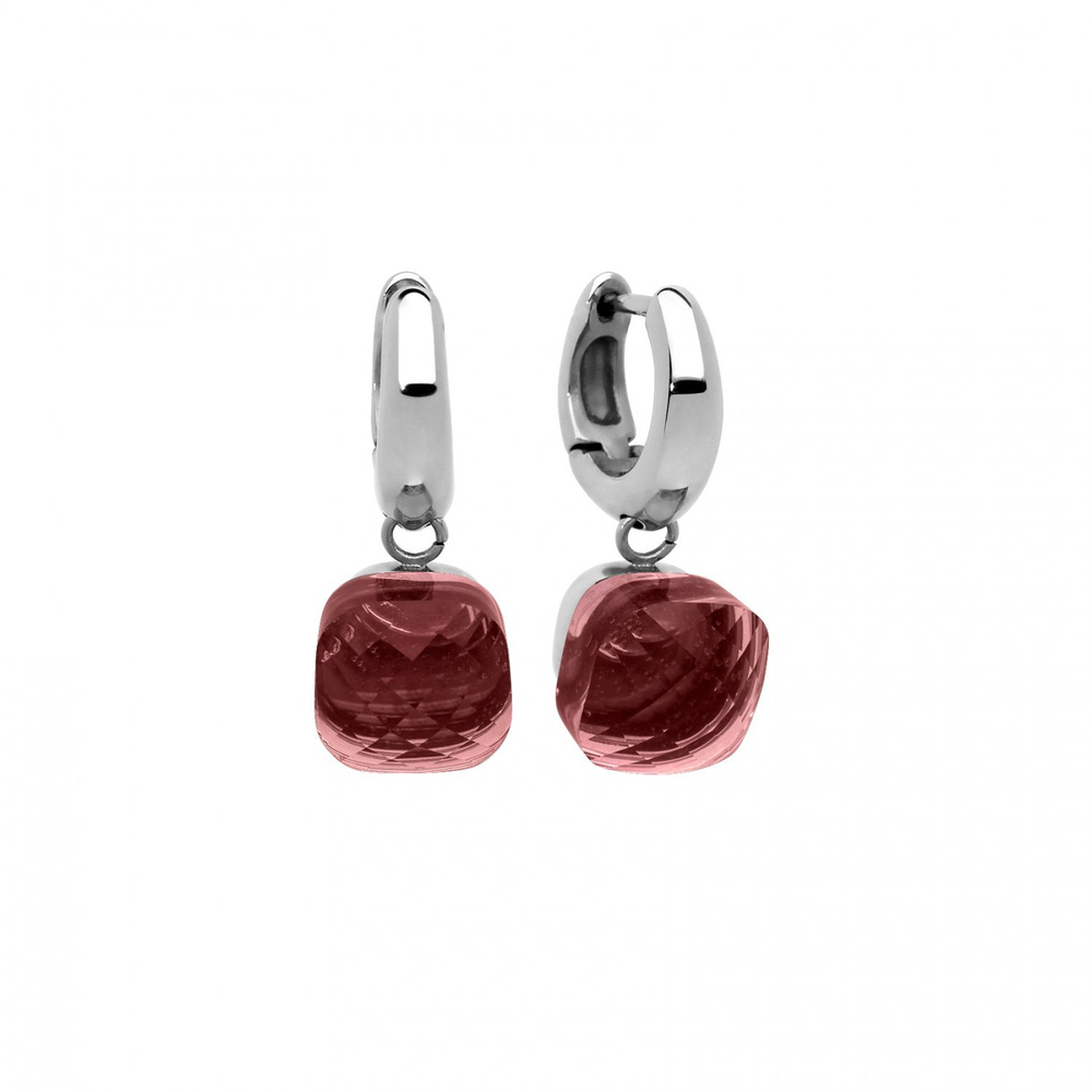 Серьги Qudo Firenze ruby 300048 R цвет красный