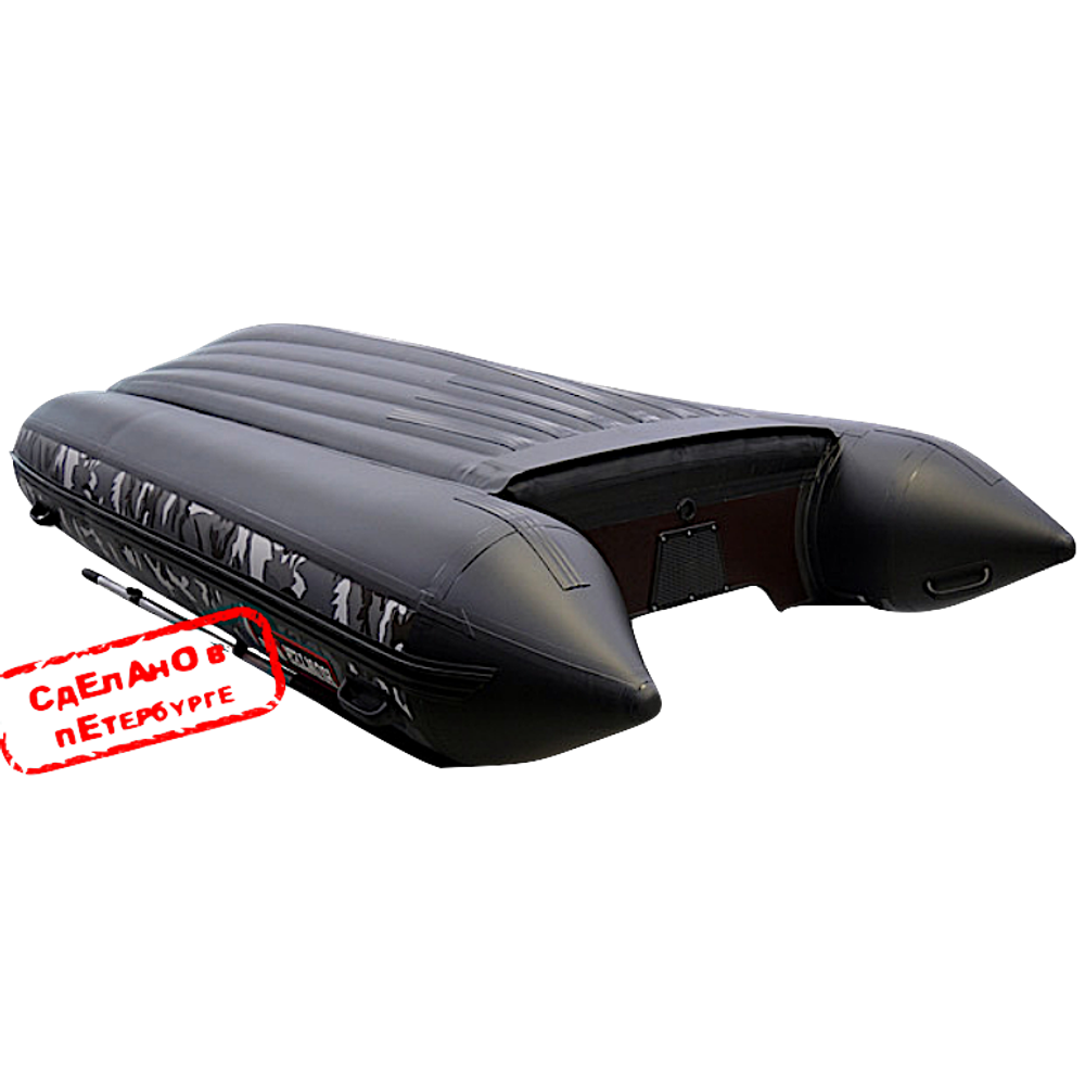 Лодка ПВХ Hunterboat Хантер Классика НД 360А Серый КМФ 360204