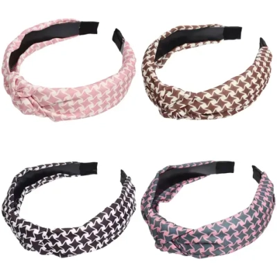 Ободок для волос «МАРЦИПАН», пианто, ширина 2,8см, микс 4 цвета