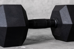 Гантель с обрезиненной ручкой 15 кг гексагональная