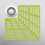 Подложка для раковины универсальная sinksaver™, серо-белая