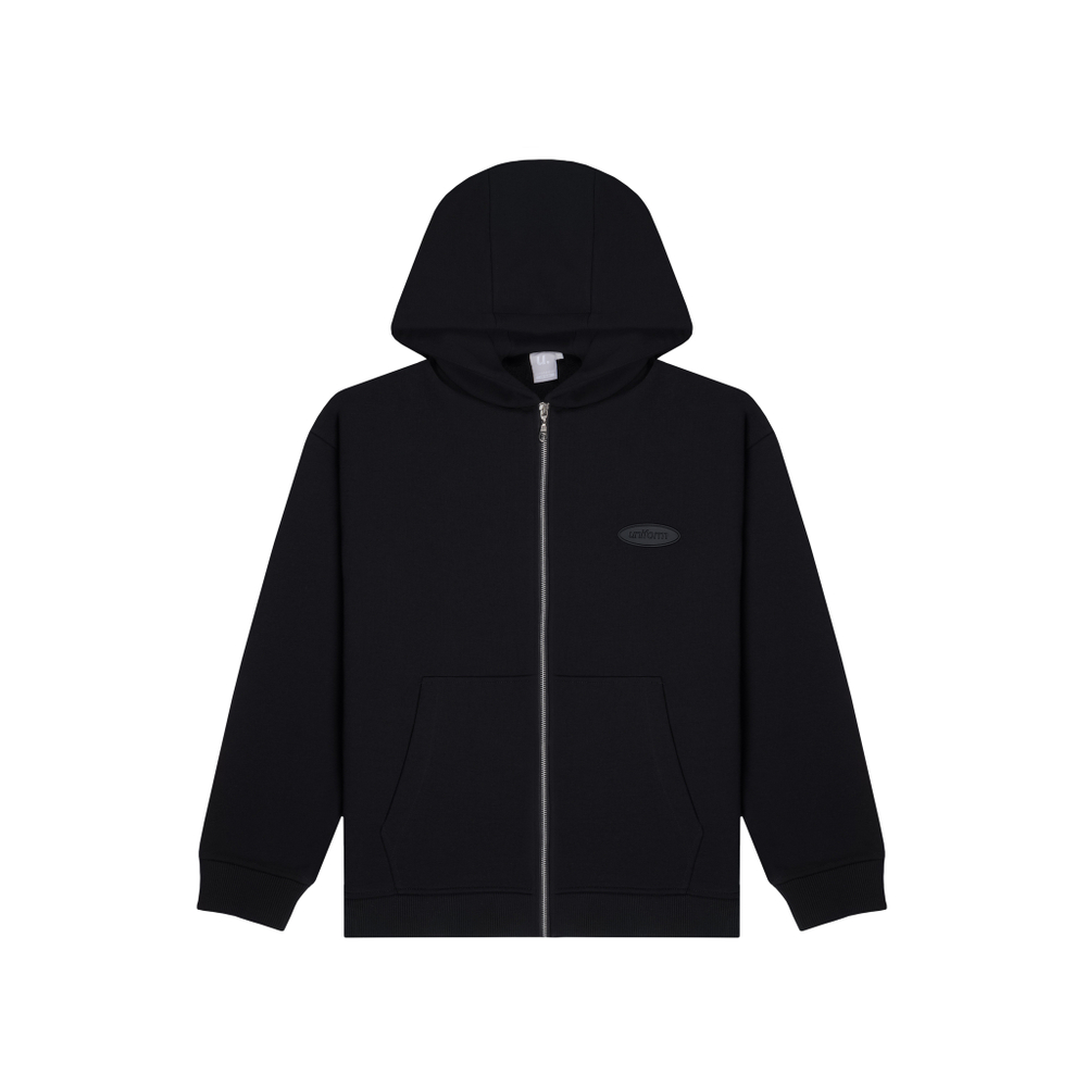 Худи UNIFORM Zip regular черный