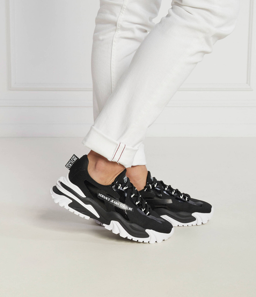 Кроссовки Versace Jeans Couture - черный(75YA3SI8ZS888)