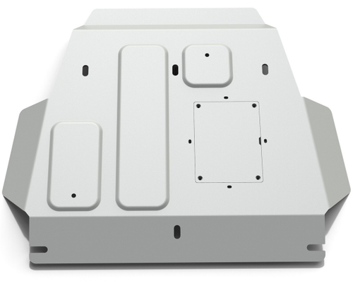 Защита картера Rival (часть 1) для Lexus LX 570 (V - 5.7) 2007-2015/Lexus LX 450d/570 рестайлинг (V - 4.5D; 5.7) 2015-н.в./Toyota Land Cruiser 200 (V - 4.5D; 4.7) 2007-2012/Toyota Land Cruiser 200 рестайлинг (V - 4.5D) 2012-2015/Toyota Land Cruiser 200 рестайлинг (V - 4.5D; 4.6) 2015-2021, штампованная, алюминий 6 мм, с крепежом, 2333.5713.2.6