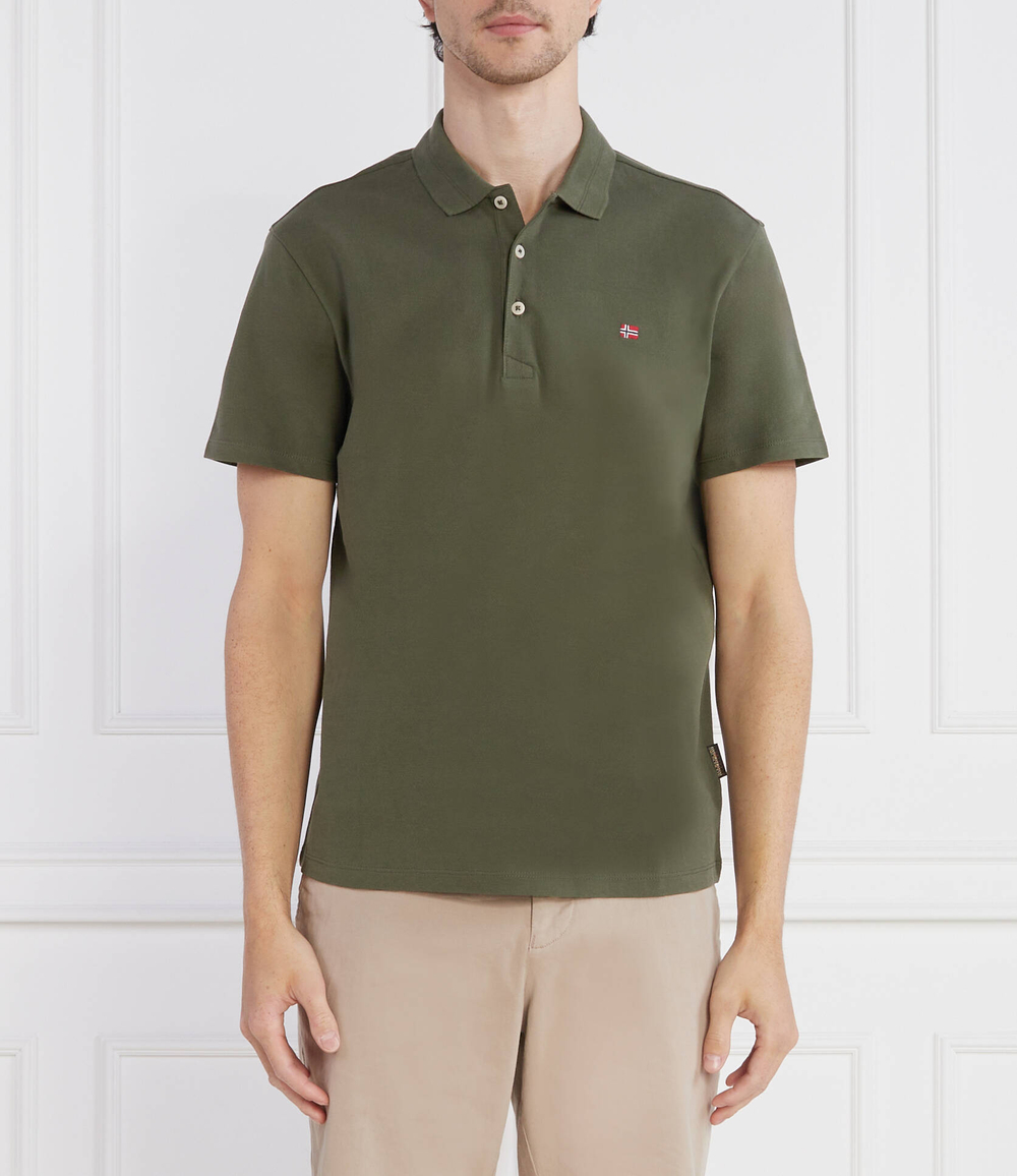 поло ealis Napapijri - зеленый(NP0A4H8B)