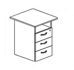 Тумба приставная с замком Рубин 41.(42).58