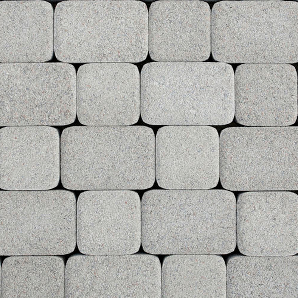 ТРОТУАРНАЯ ПЛИТКА КЛАССИКО - А.1.КО.4 СТАНДАРТ БЕЛЫЙ, КОМПЛЕКТ ИЗ 2 ВИДОВ ПЛИТ