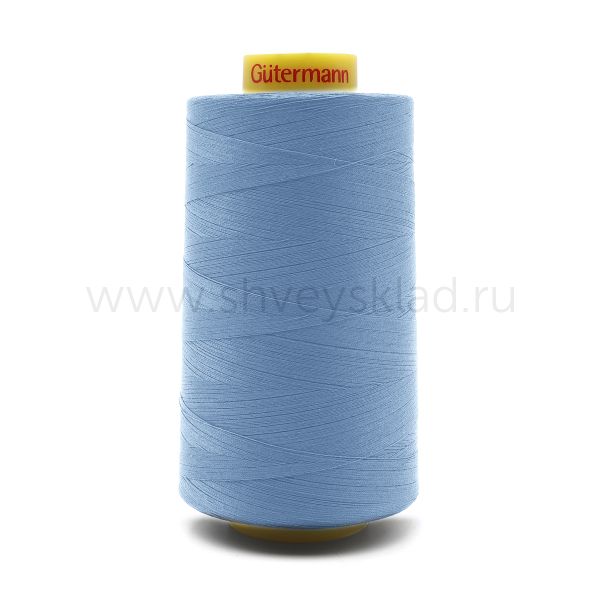 Нитка Gutermann Mara 120 (5000 метров), 1 боб., универсальная | 278 небесно-голубой