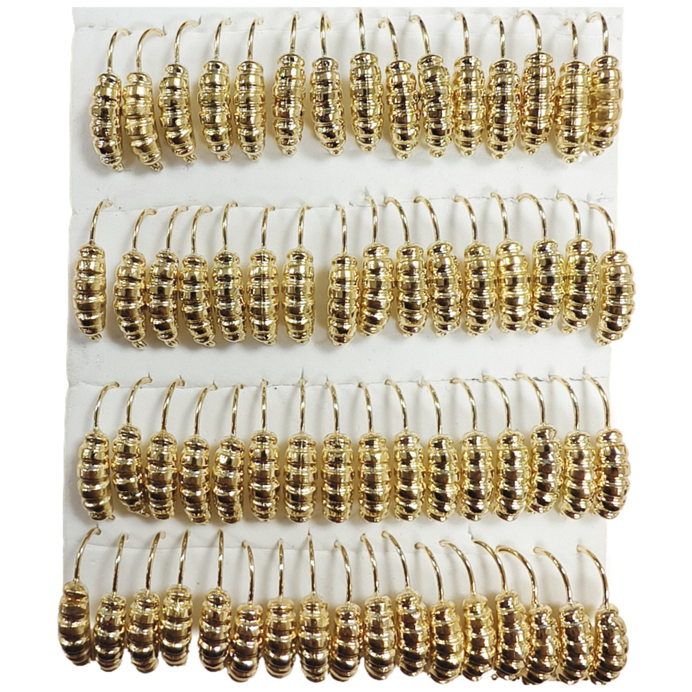 Мормышки вольфрамовые №4 Опарыш, цвет золото, 1,3 гр.( набор 10 штук) цена указана за 1 штук