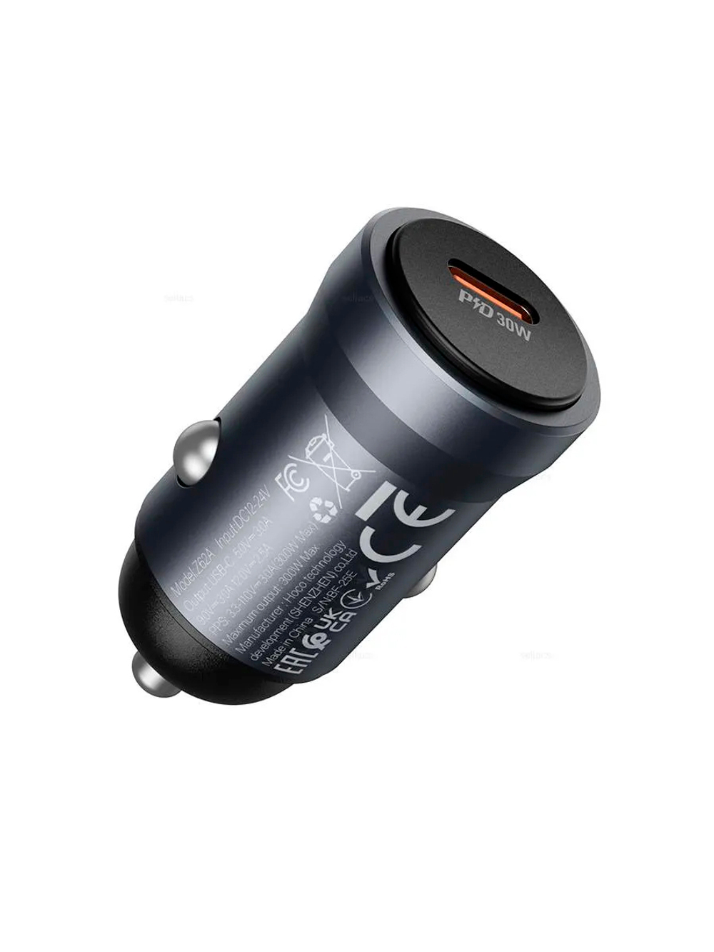 Автомобильное зарядное устройство hoco Z62A 30W USB-C