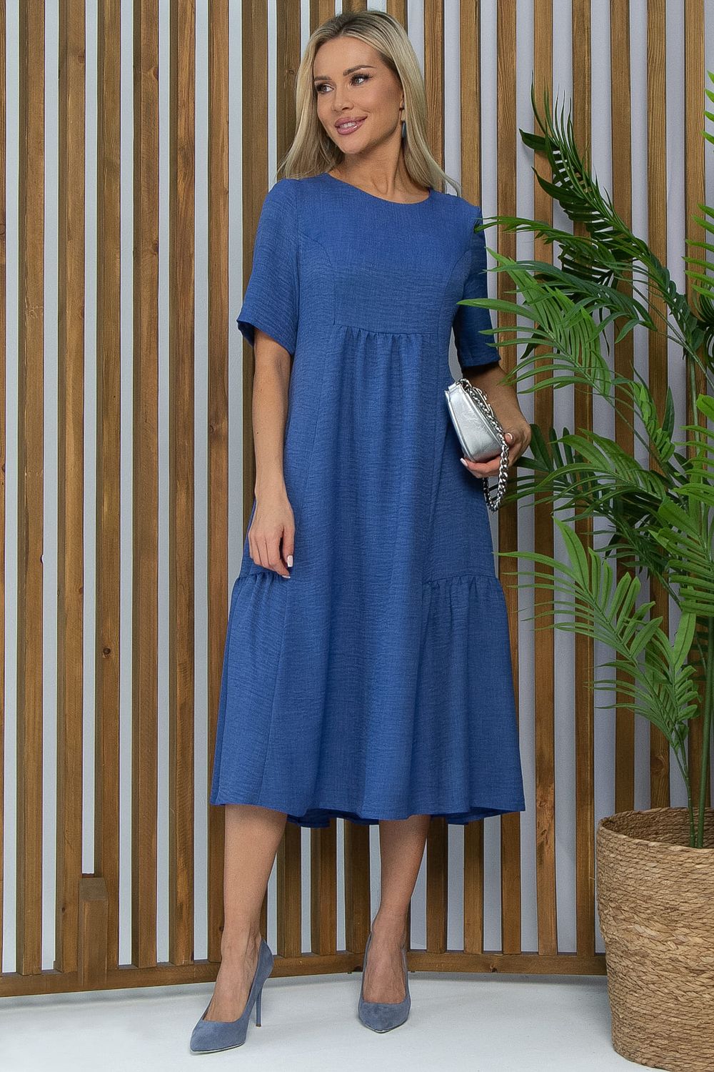 Платье Воздушный поцелуй (светло-синий) П15822-18М LT Collection