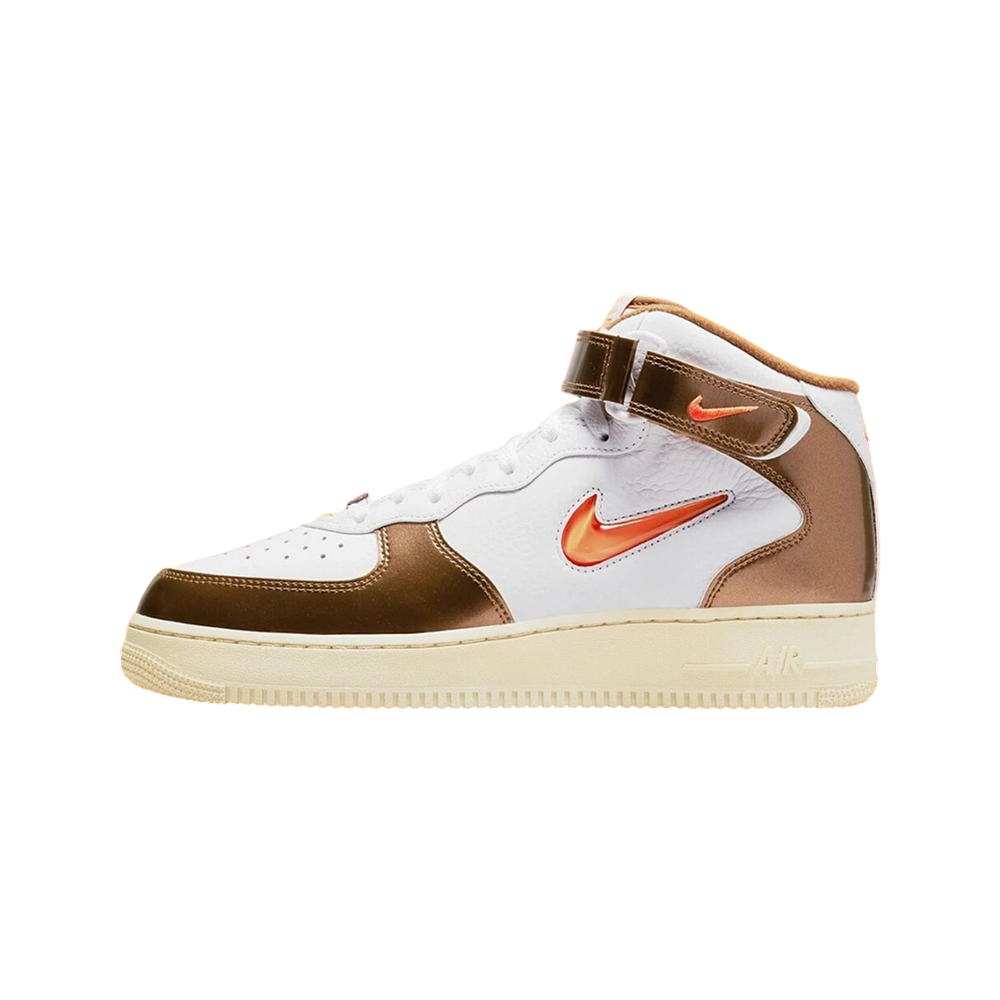 Кроссовки Nike Air Force 1 Mid QS White/Brown