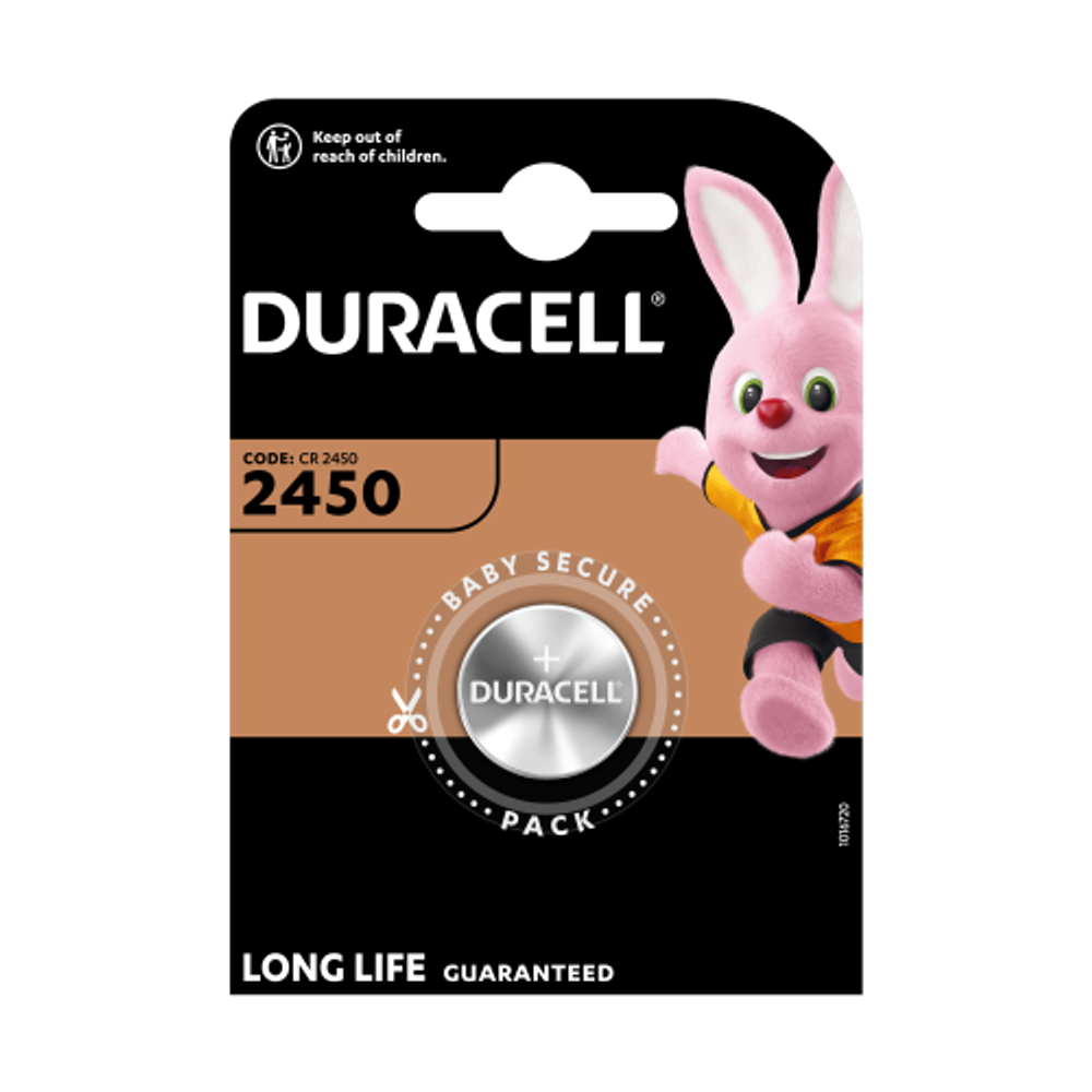 Батарейки Duracell 5007989 2450-1BL литиевая 3v 1шт. | Duracell