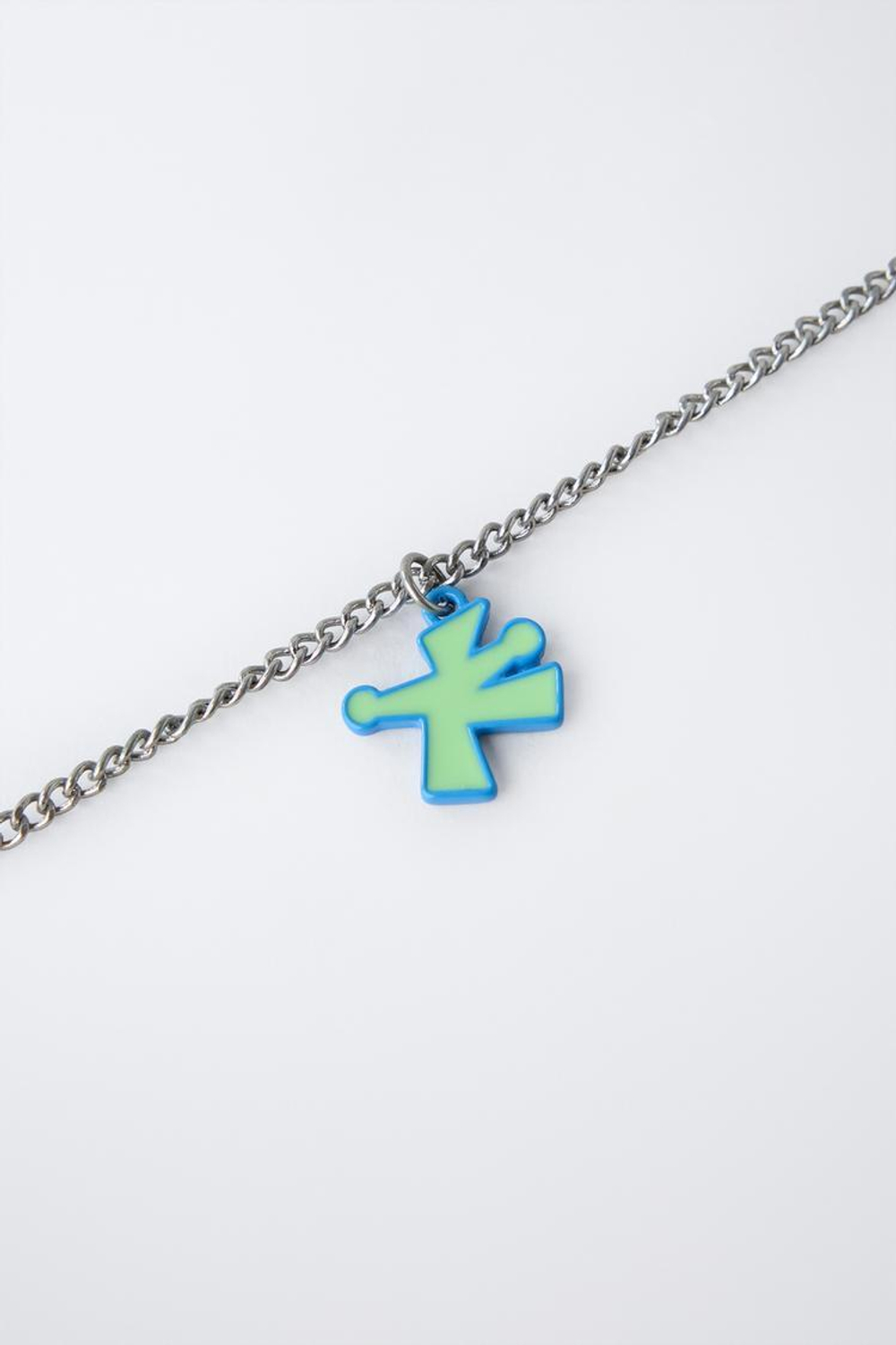 ZARA НАБОР ИЗ ДВУХ ОЖЕРЕЛИЙ SKATE, СЕРЕБРИСТЫЙ