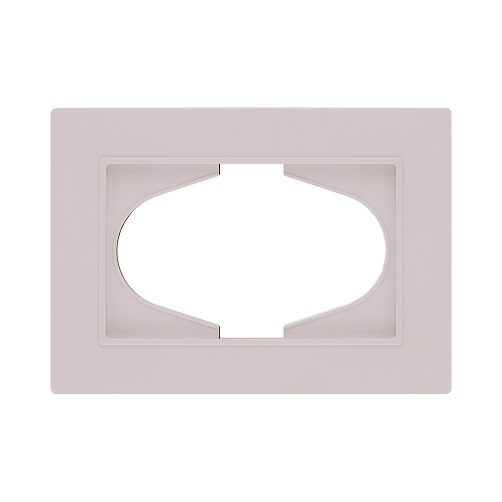 Рамка для двойной розетки, кашемир матовый Kollinger Eleganz Plex EP120CM