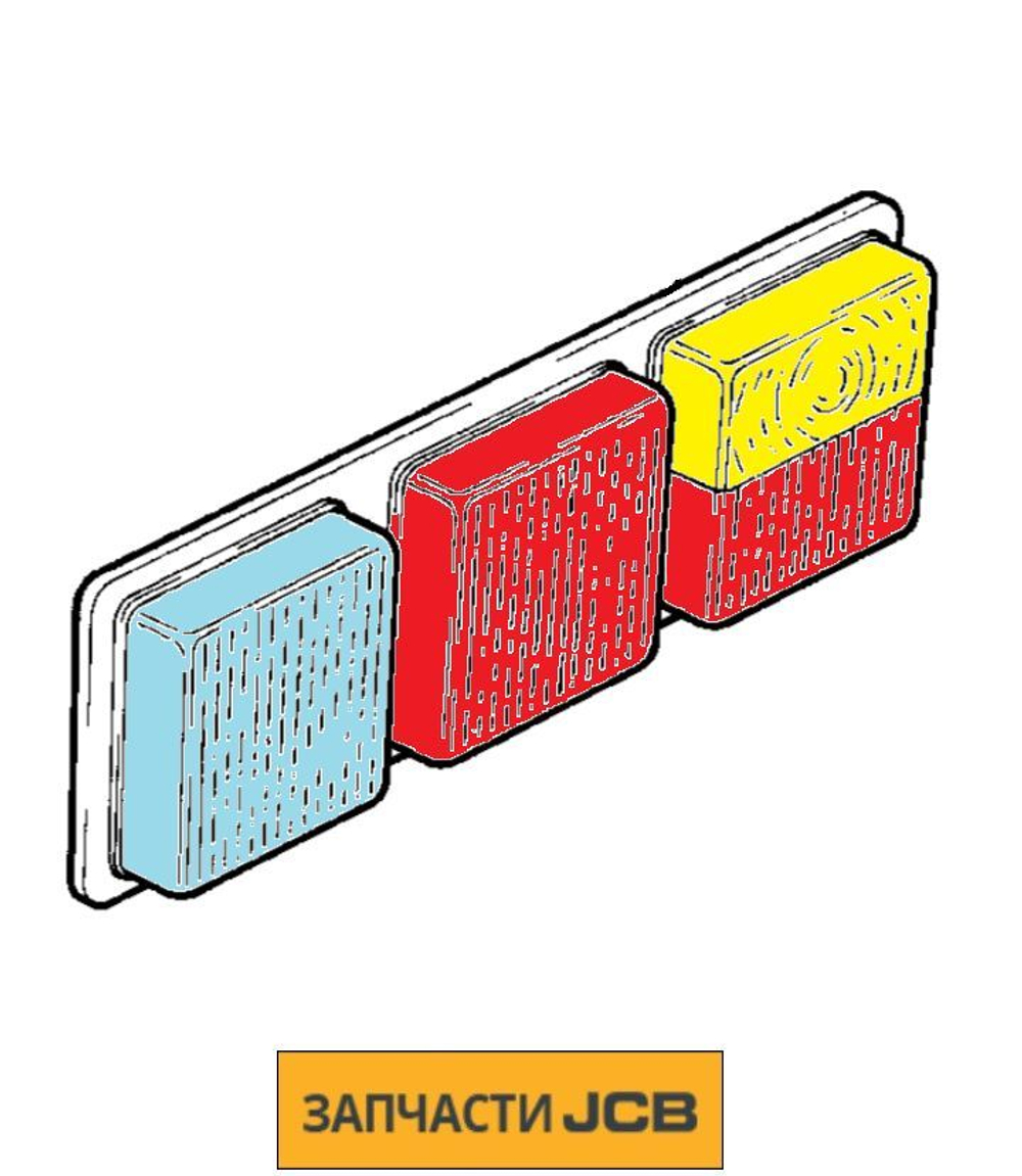 Фонарь задний JCB 700/50158