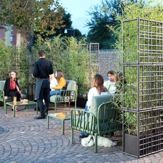 Кашпо пластиковое модульное Sipario 3