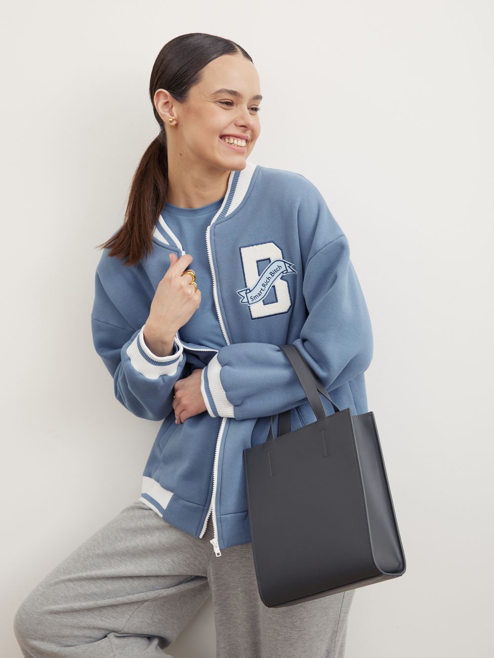 ШОППЕР МАЛЕНЬКИЙ ГРАФИТ