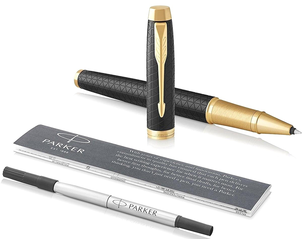 Ручка-роллер Parker IM Premium T323, Black GT