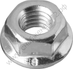 ЗУБР DIN 6923 кл. пр. 6, M6, гайка с фланцем, цинк, 5 кг (303630-06)