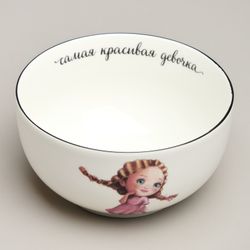 НАБОР ПОСУДЫ LEFARD КРАСИВАЯ ДЕВОЧКА, 3 ПР.: САЛАТНИК 470МЛ, ТАРЕЛКА 20СМ, КРУЖКА 220МЛ