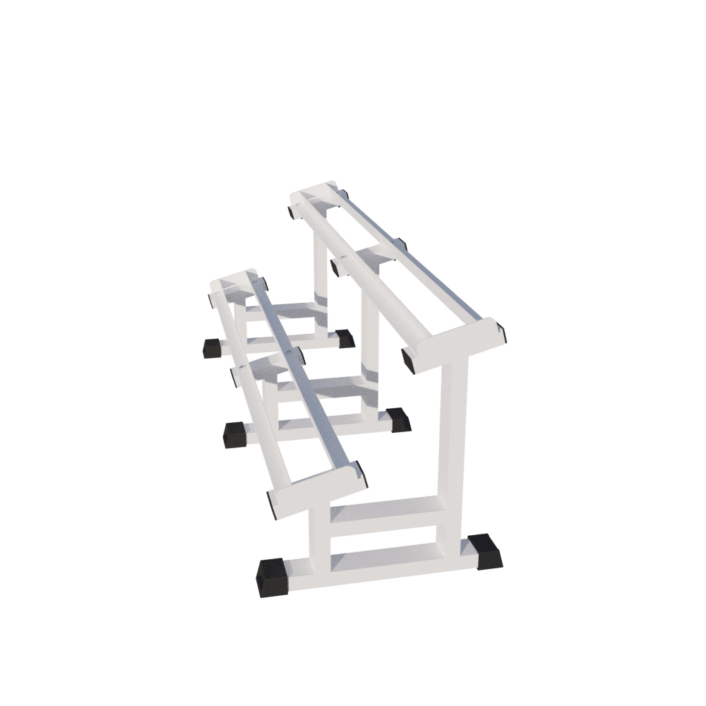 Стойка для профессиональных гантелей Белый