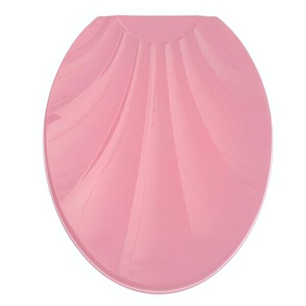 Крышка унитаза "РАКУШКА", розовый, РП-812