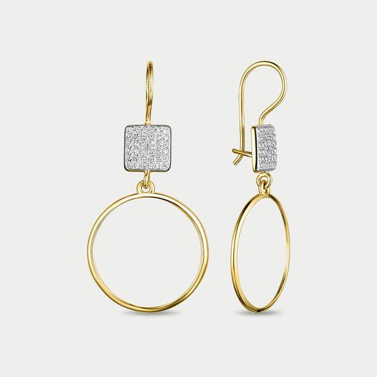 Серьги золотые