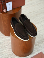 Лоферы Loro Piana Summer Walk с плетением по периметру