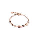 Браслет Coeur de Lion Rose Gold Brown 5059/30-1100 цвет коричневый, розовый, золотой