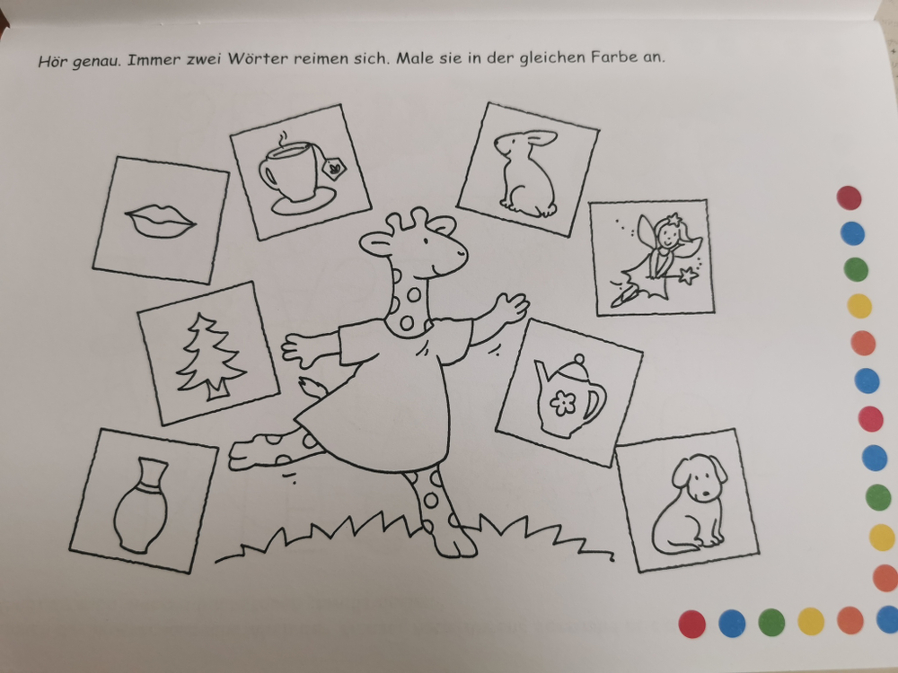 Spielerisch Deutsch lernen (Spaß mit ersten Wörtern)