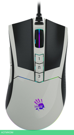 Мышь A4Tech Bloody W90 Max белый/черный