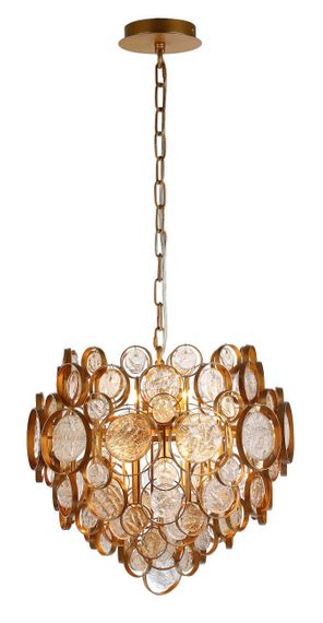 Подвесной светильник Crystal Lux Deseo SP6 D460 Gold