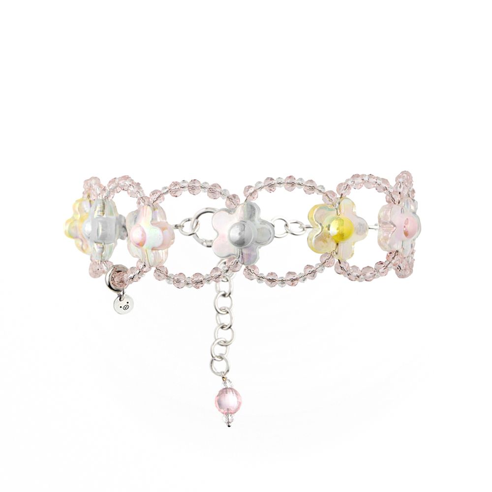 Ожерелье Before.Swine Crystal Сlarity Flower Multi