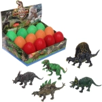 Яйцо с динозавром «Юрский период», 9*6,4 см, в шоу-боксе, в ассортименте