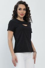 Футболка Дорис (черная) Б13352-50М LT Collection