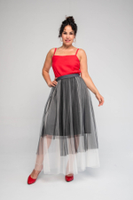 Топ женский летний на тонких бретелях под пиджак вечерний на молнии на лето базовый повседневный на каждый день блузка алый бордовый яркий легкий универсальный удобный