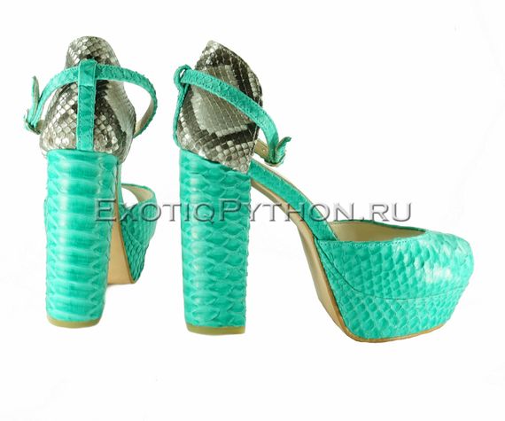 Босоножки из кожи питона SH-116