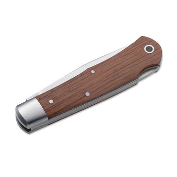 Складной нож Boker 01BO185 Lockback Bubinga c клинком из стали 440C, рукоять дерево (Бубинго)