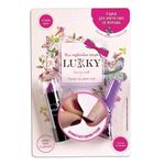 Набор детской косметики "Сиреневая помада и лак фиолетовый с блестками", меняет цвет, LUKKY, Т13806