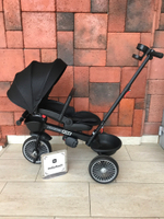 Велосипед 3-х колесный "Ракета 251" Черный (колеса EVA, 2 корзины, подставка для ног,скл. козыр