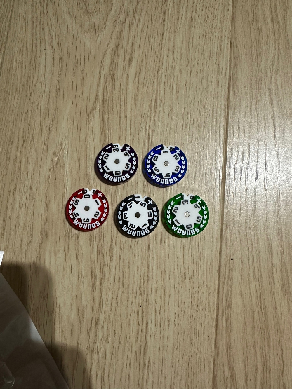 Round Counters 32mm. Blue