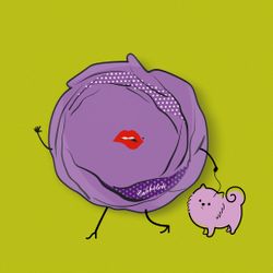 Тарелка сервировочная Cabbitch, 22,5х21 см