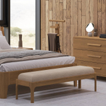 Банкетка Lugos'Art из массива дуба