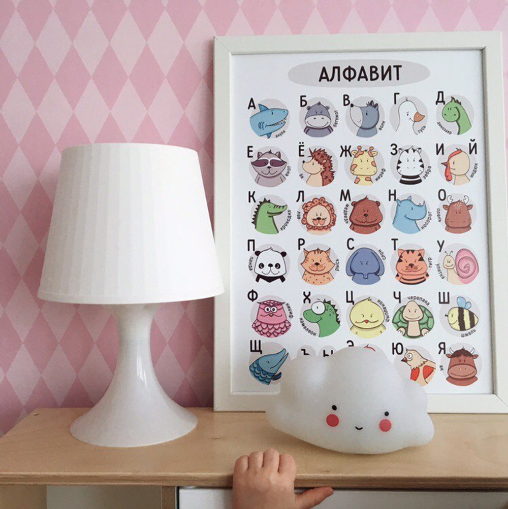 Постер РУССКИЙ АЛФАВИТ | Bumashka shop
