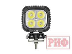 Светодиодная фара дальнего света РИФ 125 мм 40W LED