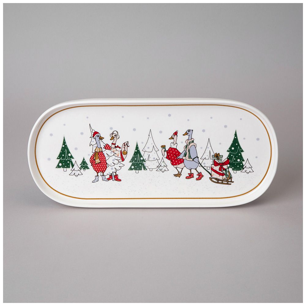 БЛЮДО ОВАЛЬНОЕ LEFARD "FAMILY CHRISTMAS" 34*14,5 СМ (КОР=24ШТ,)
