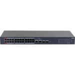 Коммутатор Dahua DH-CS4226-24ET-375 (L2) 24x100Мбит/с 2xКомбо(1000BASE-T/SFP) 2SFP 24PoE 375W управляемый