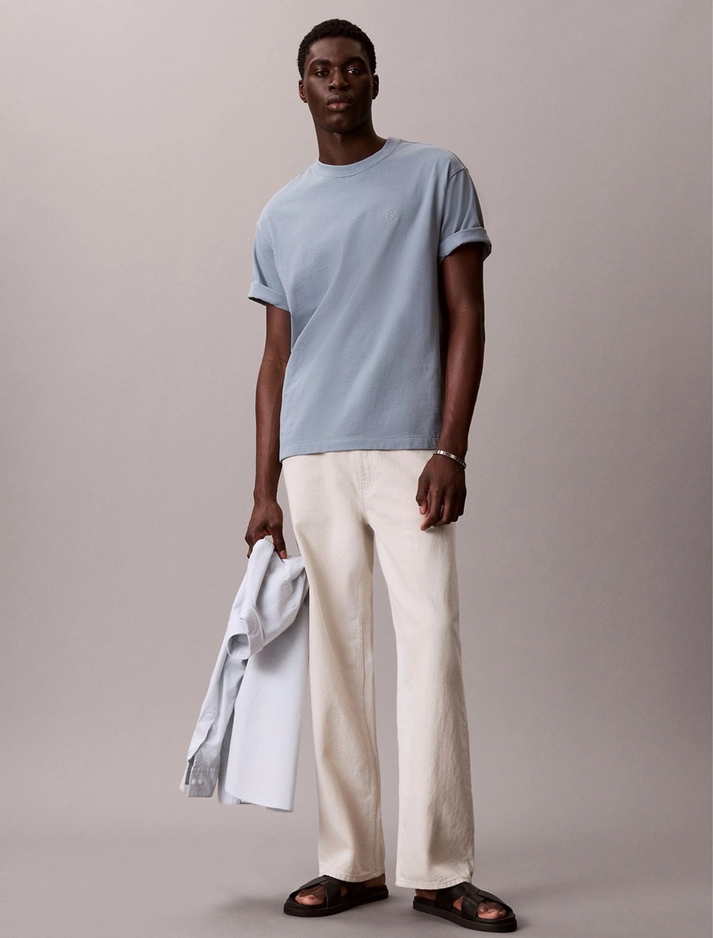 Футболка Calvin Klein Monogram Logo Relaxed Fit Lead